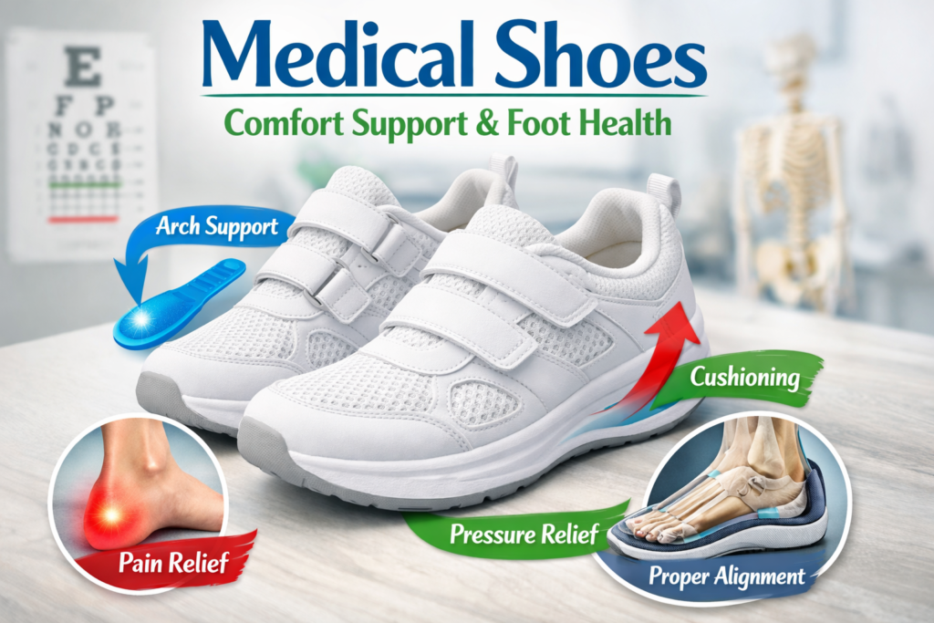 Medical Shoes Comfort Support & Foot Health